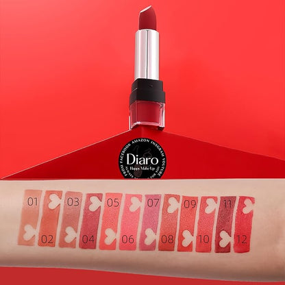 DIARO Lipsticks, Matte Lipstick For Woman Long-Lasting, Lip Long-Lasting,