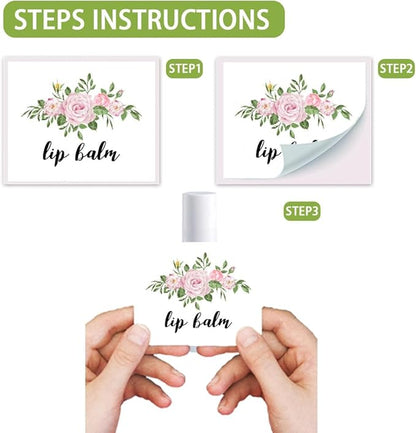 OLYCRAFT 100Pcs 4 Styles Flower Lip Supplies