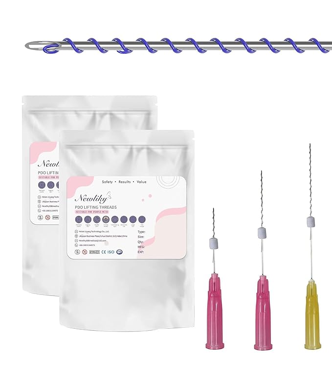 Pdo Threads Pdo Threads Lift for Face Smoothing Wrinkles Pdo Screw Threads Producs Collagen Pdo Lifting Threads Skin Tighten 29g38mm 40Pcs