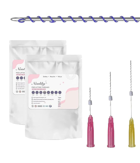 Pdo Threads Pdo Threads Lift for Face Smoothing Wrinkles Pdo Screw Threads Producs Collagen Pdo Lifting Threads Skin Tighten 29g38mm 40Pcs