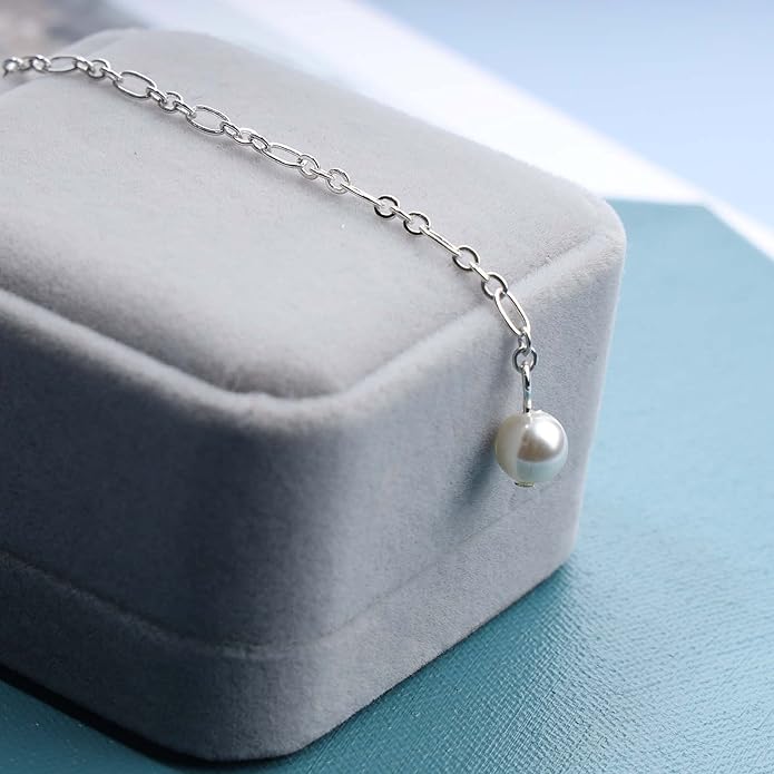 Boho Long Pearl Necklace Gold Lariat Y Necklace