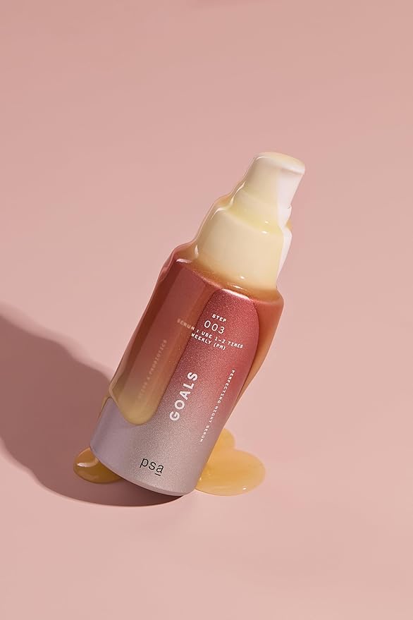 PSA - GOALS Multi Acid & Probiotics Night Serum | BHA & PHA, Probiotics, White & Green Tea Complex | Suitable for All Skin Types (1 oz | 30 mL)