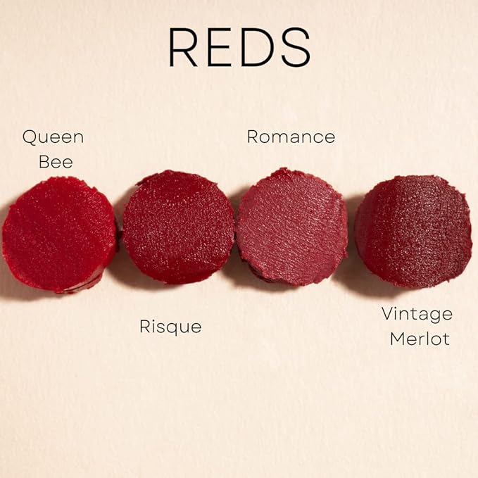 Honeybee Gardens Truly Natural Long Lasting Lipstick, South Beach, Bright Coral with Red Undertones, Naturally Hydrating & Nourishing, Vegan, Gluten-Free & Cruelty-Free, 0.13 oz / 3.8 g