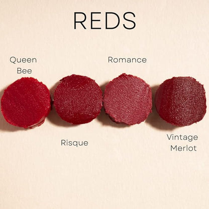 Honeybee Gardens Truly Natural Long Lasting Lipstick, Darla, Medium Rose with Pink Undertones, Naturally Hydrating & Nourishing, Vegan, Gluten-Free & Cruelty-Free, 0.13 oz / 3.8 g