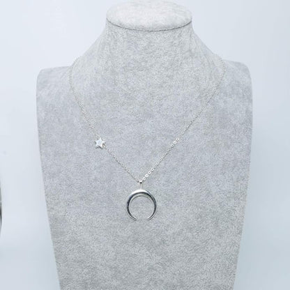 Bohemia Necklace with Pentagram Crescent star