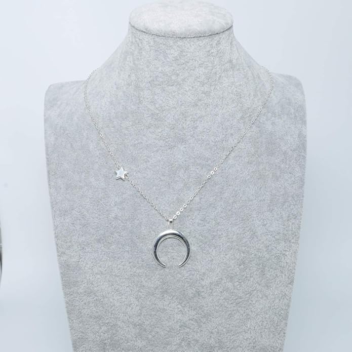 Bohemia Necklace with Pentagram Crescent star