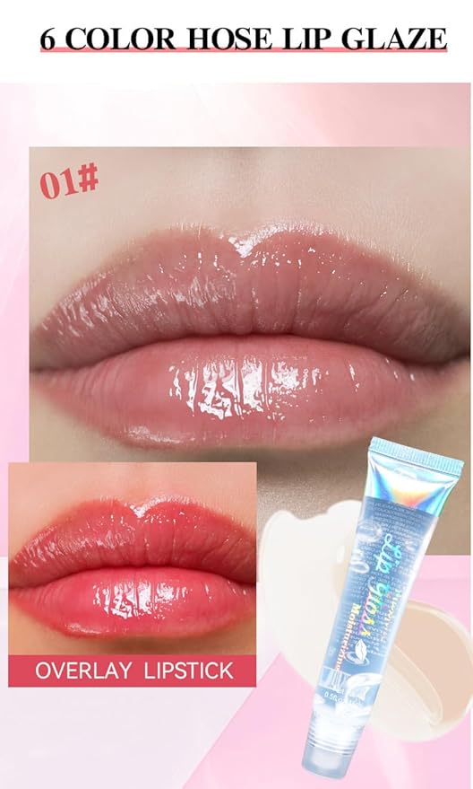 Glossy Lip Gloss, Moisturizing and Hydrating Glossy Clear Lip