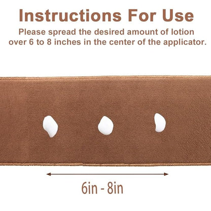 2 in 1 Self Tanning Mitt Applicator kit Self Tan Mit Self Tanner Mitt and Back Lotion Applicators for Your Back, Self Tan Mitt, Back Applicator Mitt for Self Tanner, Ultra Soft and Streak Free