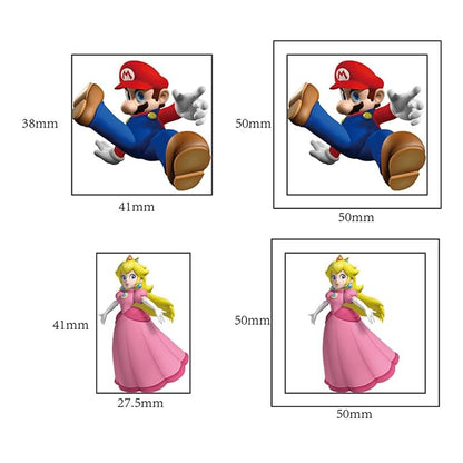 40 Sheets Mario Bros Temporary Tattoos Birthday Themed Rewards (green)