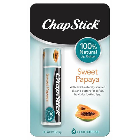 ChapStick Papaya 100% Natural Lip Butter Oz,