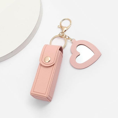 Lipstick Organizer with Mirror Portable Lipstick Holder Lip Organizer