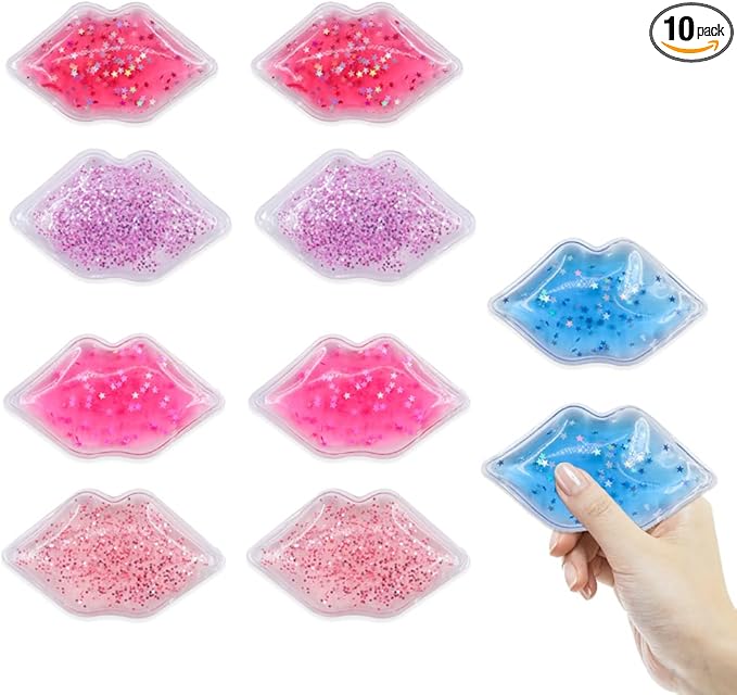 Lip Ice Pack, Mini Small Gel Bruising,10