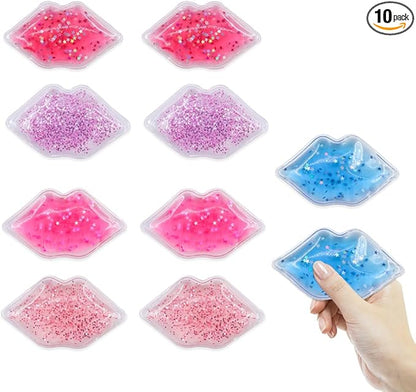 Lip Ice Pack, Mini Small Gel Bruising,10