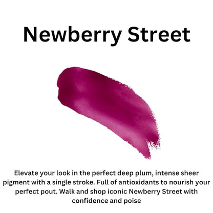 Newberry Lip Gloss (.25oz) - Naturally Refreshing Vegan Lip Gloss with Aloe, Vitamins C & E, Spearmint Extract