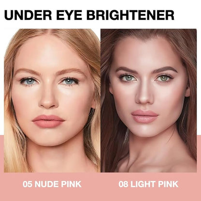 evpct 2Pcs under Eye Brightener, Nourishing Luminous under & 08#