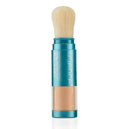 Colorescience Brush-On Sunscreen Mineral Powder for Sensitive Skin, Medium , 1 Count (Pack of 1)