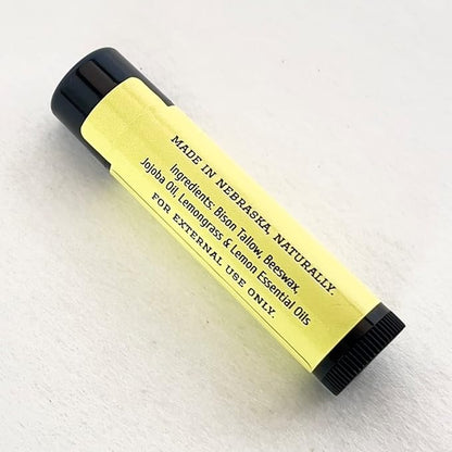 Pure Bison Tallow Lip Balm, Citrus Forming