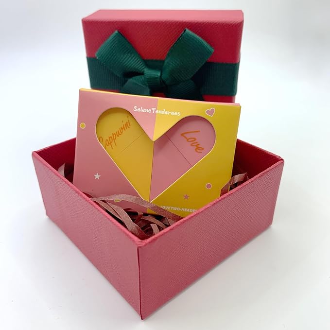 Heart Shaped Dual-use Deformable Lip Balm box，Gifts