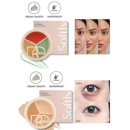 6 Color Correcting Concealer Kit with 11 Pcs