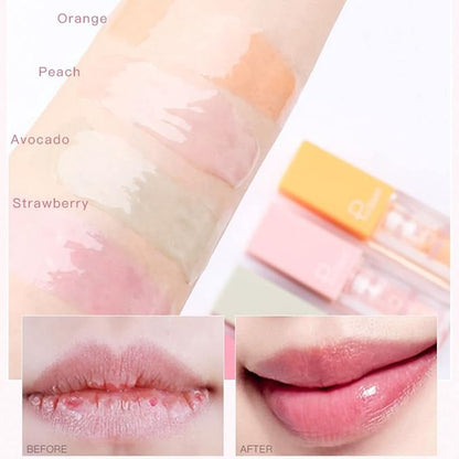 Lip Gloss Set, 4 PCS, Transparent Lip Balm, Gloss