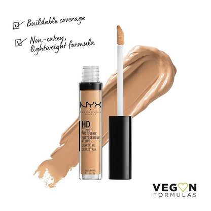 NYX PROFESSIONAL MAKEUP HD Studio Photogenic Concealer Wand, - Golden