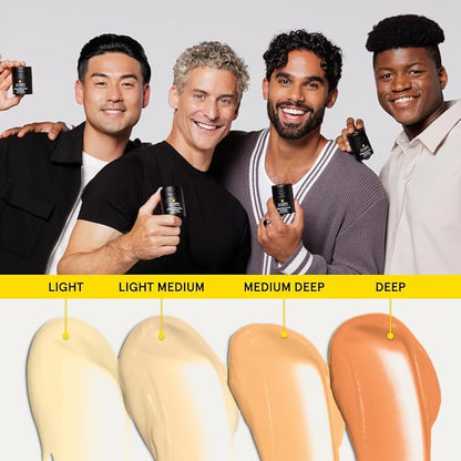 Lumin Instant Dark Circle Corrector for Men (Not A Concealer), Brightens Eyes, Reduce Dark Circles, Puffiness, Under Eye Men Makeup, Men's Eye Cream, Perfect for Deep Skin Tones, 20mL