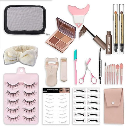 All-In-One And Portable Beginner Makeup Kit, Including Mascara,