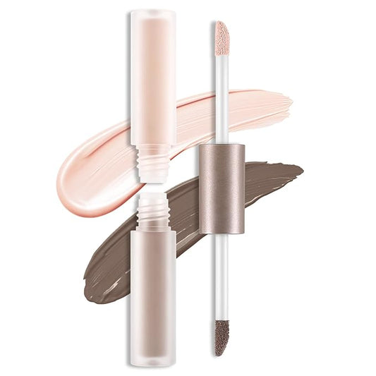 2 in 1 Bronzer and Highlighter Stick,Non-greasy &