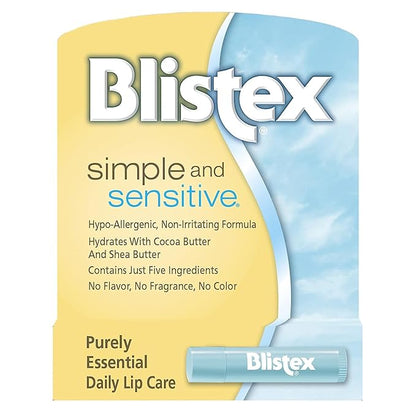 Blistex Simple & Sensitive Lip Moisturizer oz