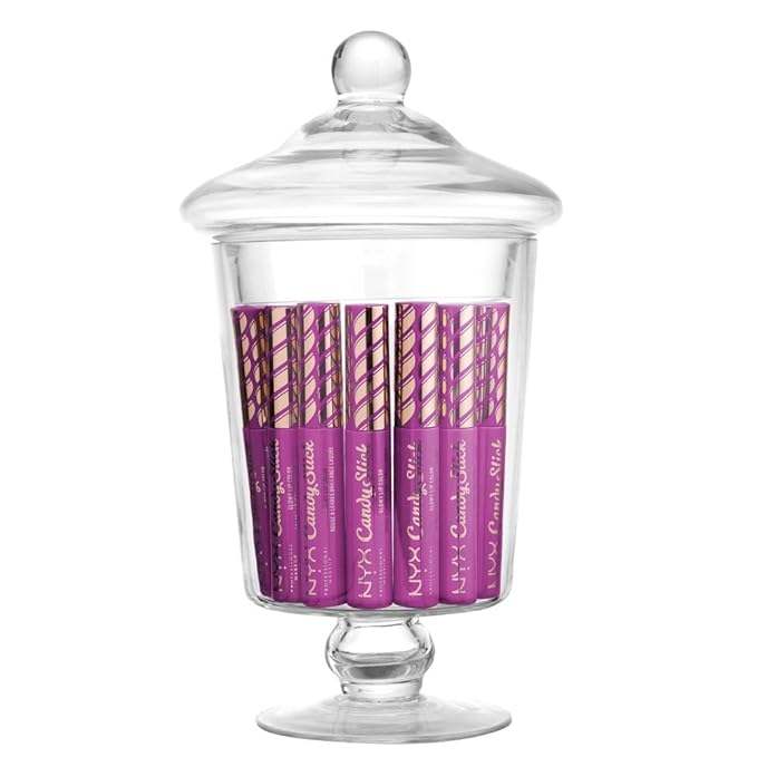 NYX PROFESSIONAL MAKEUP Candy Slick Glowy Lip Color Gloss - Jelly Bean Dream (Hot Pink)