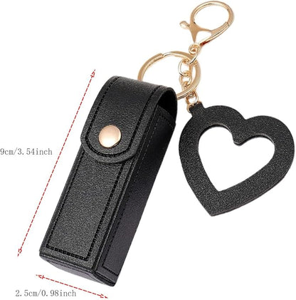 Lipstick Organizer with Mirror Portable Lipstick Holder Lip Organizer