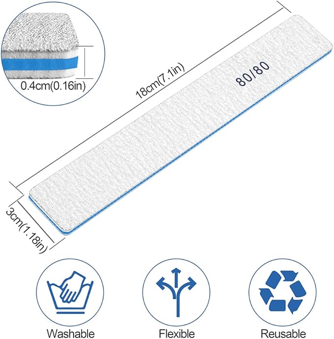 Nail file for acrylic nails