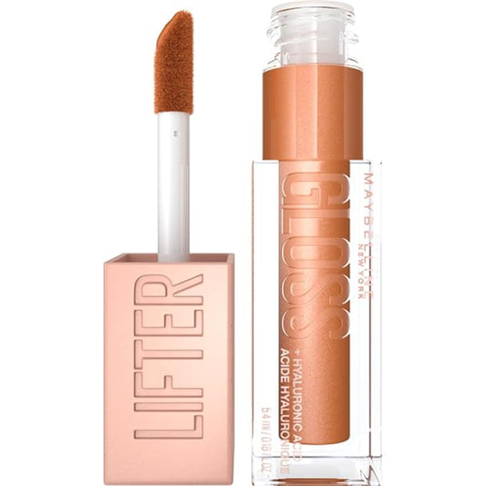 Maybelline Lifter Gloss, Hydrating Lip Gloss with Hyaluronic Lip