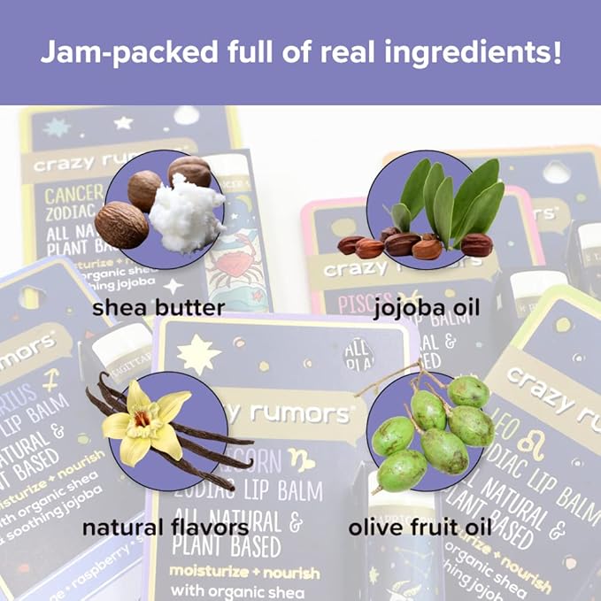 Crazy Rumors Capricorn Zodiac All Natural, Plum)