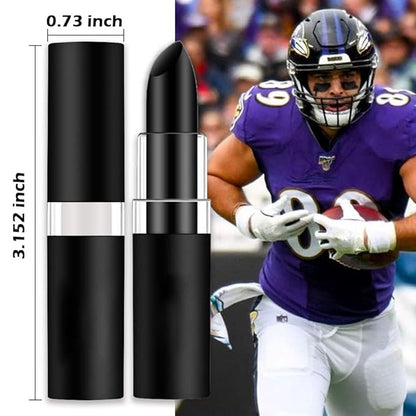 Kaely 3Pcs Face Paint Stick,Pro Eye Black Stick Baseball Football Softball,Easy to Color,Black White Red Matte Lipstick Face Body Paint Set,Halloween Birthday Party Clown Makeup Sets