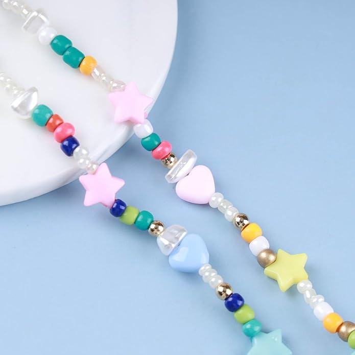 Vintage Seed Bead Choker Necklace Pearl