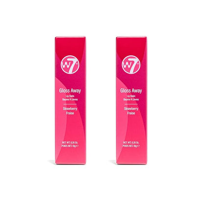 W7 Gloss Away Lip Balm - 2 Piece
