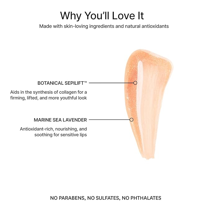 Jillian Dempsey Lip Gloss: Enhance, Hydrate & Smooth Lips with Firming & Plumping Benefits, Vegan, 4ml | Golden Pearl