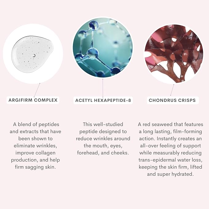 Serious Skincare Reverse Lift Firming Face Serum for Skin Tightening - Hydrating Anti-Aging Peptides - Lift & Firm Skin Care for Sagging Facial & Neck Contours - 1 Fl. Oz.