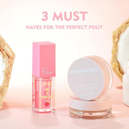 Pudaier 3Pcs Lip Care Kit All