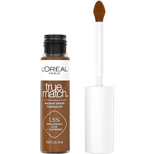L'Oreal Paris True Match Radiant Serum Concealer, Brightening Caffeine, C10, 0.33 Oz
