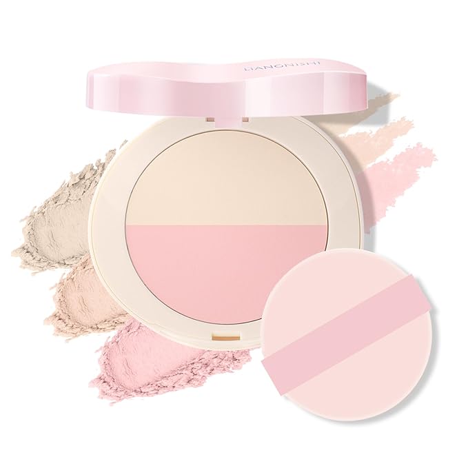 Pink Setting Powder, 3 in 1 Blush Palette