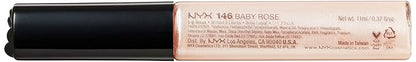 NYX Professional Makeup Mega Shine Lip Gloss, Baby Rose, 0.37 Ounce