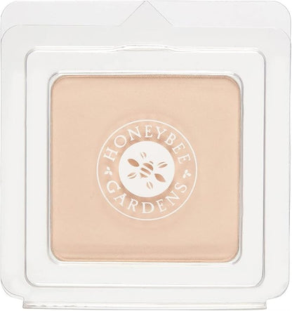 Honeybee Gardens Pressed Mineral Powder Foundation Refill, Geisha, Vitamin E, 7.5g