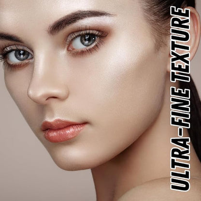 Mynena White Silver Makeup Highlighter Loose Powder Shimmer Paraben-Free Cruelty-Free