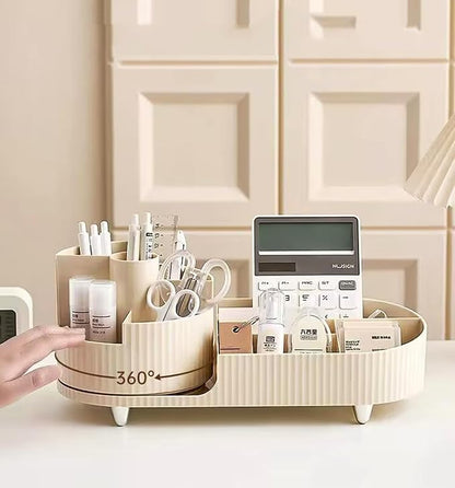 Rotating makeup organizer,large capacity cosmetic