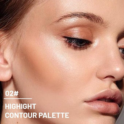 3 IN 1 Brown Nude Face Highlight Bronzer