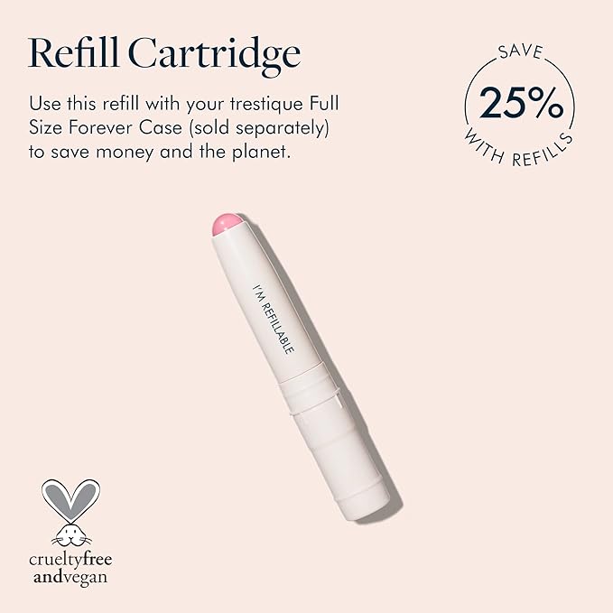 TRE'STIQUE trestique Shiny Lipstick Refill - Clean Beauty