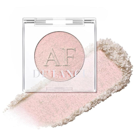 Highlighter Makeup Palette, Long Lasting New Formula, Fairy-like Cheek Highlight,#1