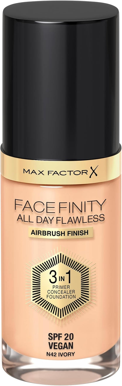 Max Factor Facefinity 3-in-1 All Day Flawless Liquid 30 ml